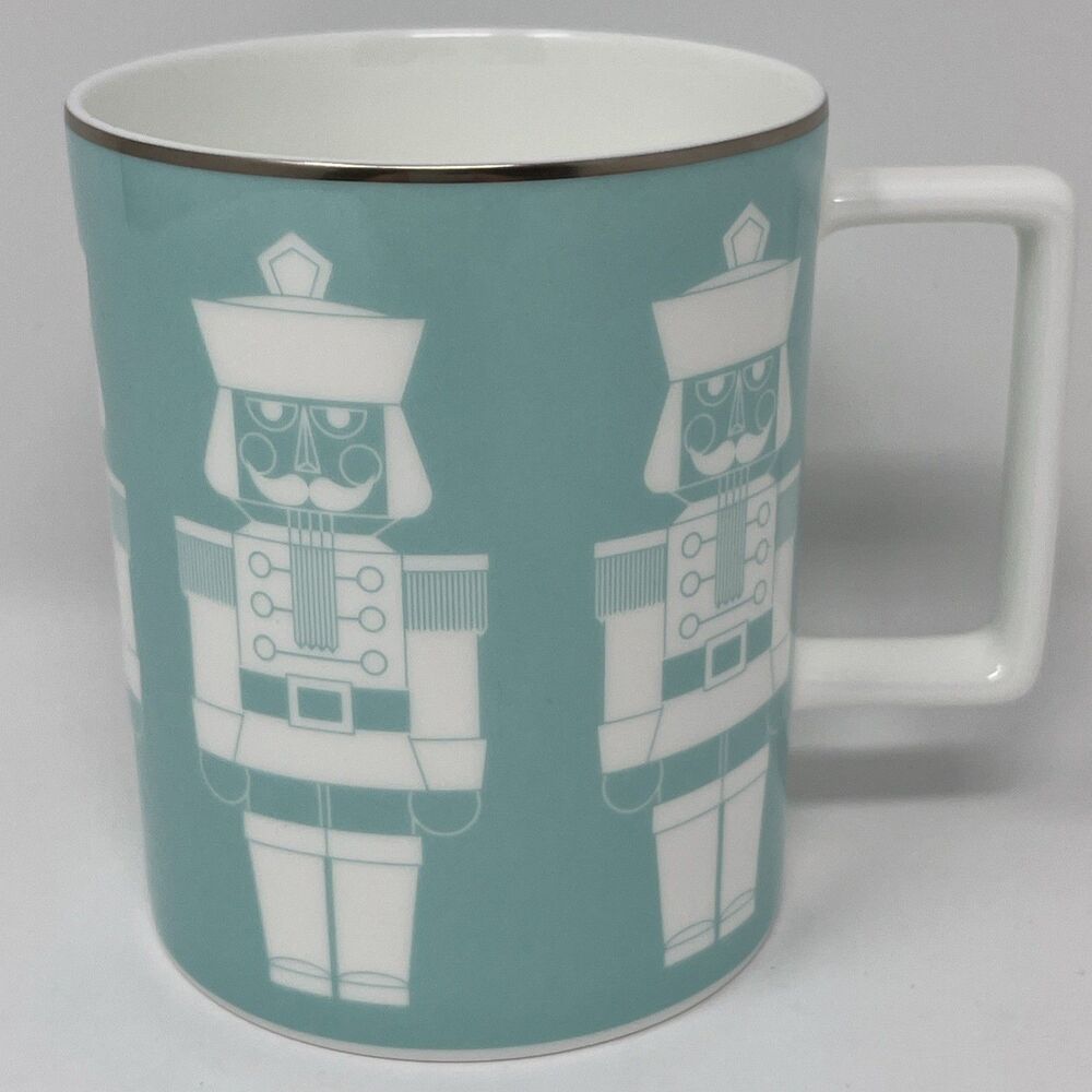 Tiffany & Co Nutcracker Robot Mug Cup White Bone China 2018 Special Edition Rare